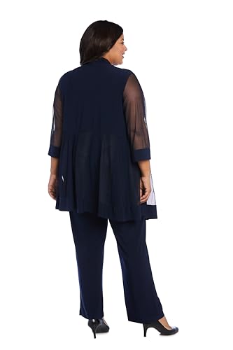 Navy Dream Ensemble: Effortless Elegance for Plus Size Women - Image 5