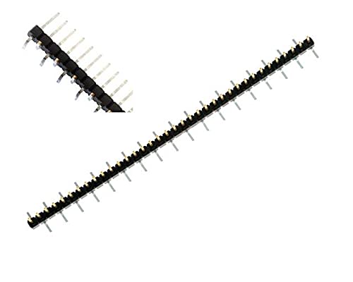 Chip Quik (Qty 8) Proto-Advantage HDR100IMP40M-G-V- 0.1" 40 pin Vertical Male Header Surface Mount Gold