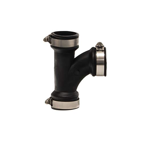 Eazy Connector Tee 1.5"", Black, 1.5 inches
