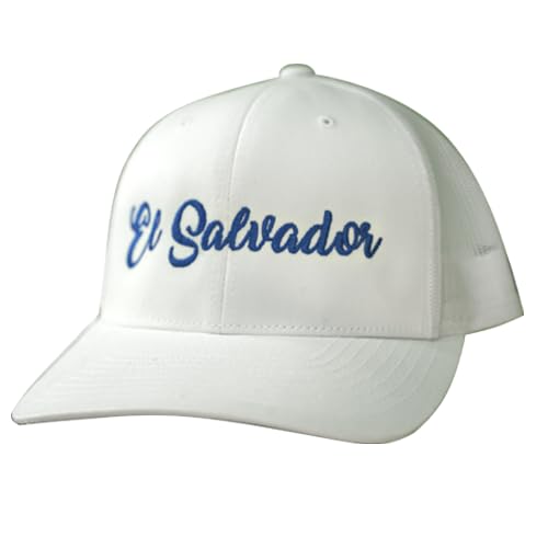 Casquette El Salvador Blanc rose finitions soignées style élégant