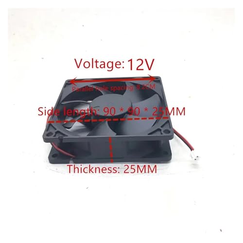 Ventilateur de refroidissement DC 12V 90mm étanche pour matériel extérieur