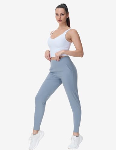 Image of Dragon Fit Joggers for Women with Pockets,High Waist Workout Yoga Tapered Sweatpants Women's Lounge Pants