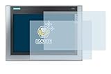 [Anti-Kratzer] Die extrem kratzfeste und widerstandsfähige Oberfläche der Entspiegelungsfolie schützt das Display ideal - kompatibel mit Siemens Simatic HMI TP 1200 Comfort Inox