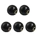 OSVJE 5 Pack M10 Threaded Ball Knobs, Bakelite Handle Thermoset Ball Knob for Industrial Equipment Requiring Manual Clamping