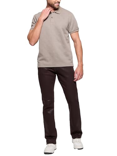 GUESS Men's Short Sleeve Peony Jacquard Polo3