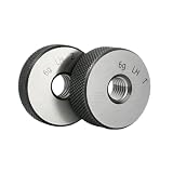 HKEJSJWA 2 unids/Set 6g Calibre de Anillo de Rosca Izquierda, M50X1, M51X1, M52X1, M53X1, M54X1, M55X1, M56X1, M57X1, M58X1, M59X1, M60X1 LH Herramienta de Medida(M57*1 6g)