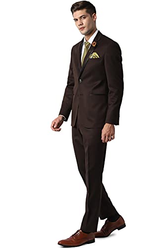 Image of Peter England Men's Synthetic Notch Lapel Suit