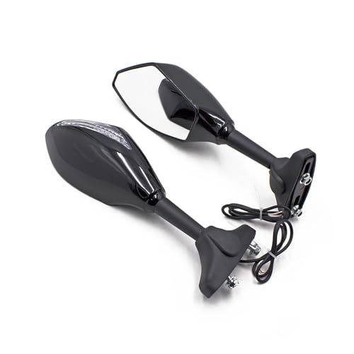 Rétroviseurs latéraux HD moto à clignotants LED pour vision nette