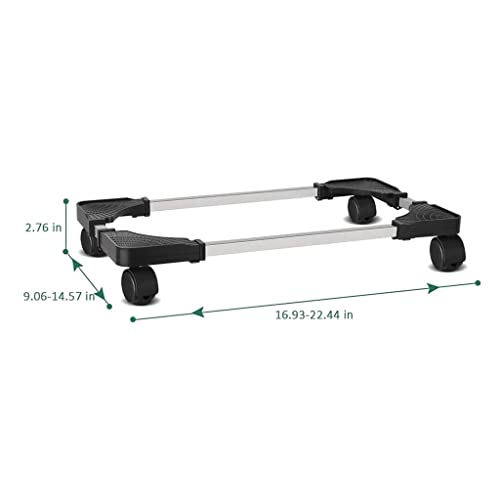 Soporte móvil ajustable para torre de computadora CPU con ruedas universales para cajas de PC miniatura 2