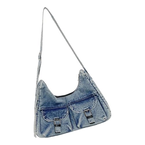 Sac en jean pour le quotidien grand rangement intérieur