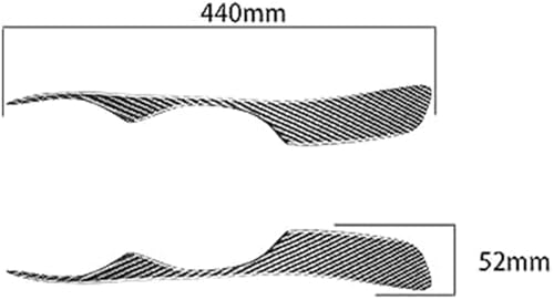 Sourcils couvercles des yeux pour rassemblement auto et tuning Lexus IS300 - 2