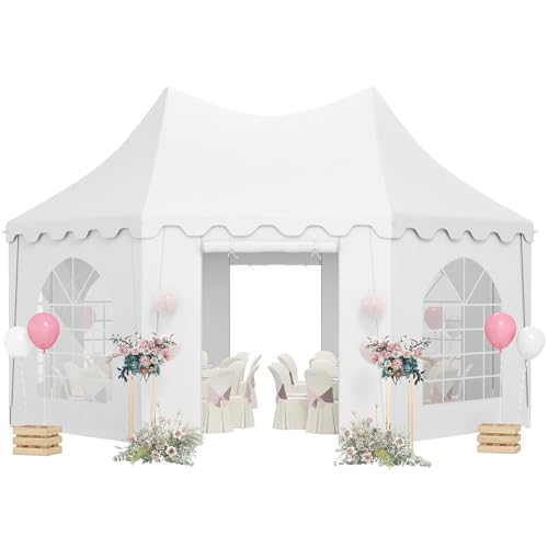 Outsunny 22 x 16 ft Party Tent, Wedding Tent with Sidewalls...