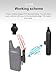 KJDEYT Anysecu Walkie Talkie Wireless Headset, Hands-Free K1 Plug PTT Earphone with Noise Cancelling Mic for UV-5R UV-82 2 Pin k Type Connector Two Way Radio