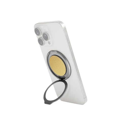 Soporte magnético UNIQ GRIPFIT Classic 360 amarillo para teléfono móvil con base integrada 2