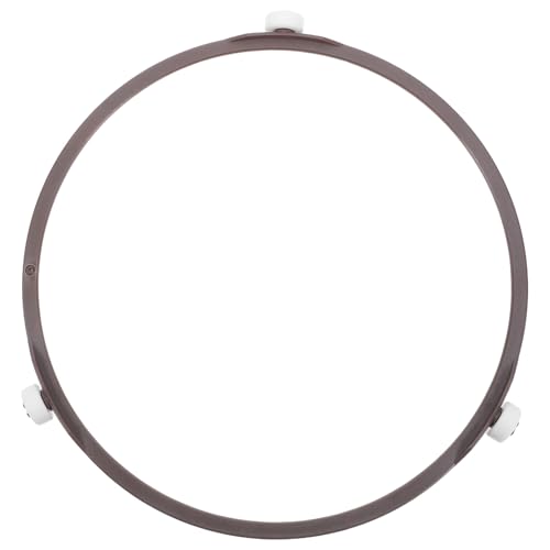 Ipetboom Mikrowellen-drehtellerring mit Stabiler Glasplattenhalter und Drehbarer Träger Höhe Universeller Ersatz für Mikrowellen-drehteller Platzsparend für Kleine Küchen