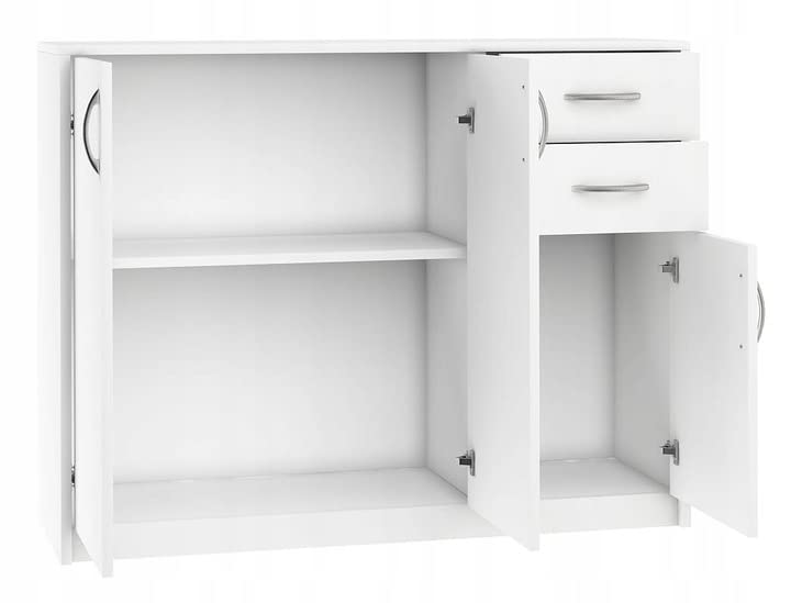 MATKAM Schlafzimmer Kommode mit Schubladen und Türen - Sideboard...