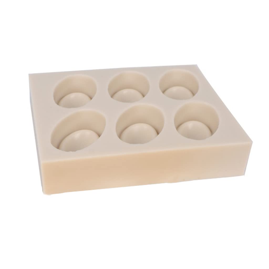Buxuaaaa 6 Even Gray Sugarcraft 3D Gold Ingot Shape Cookie Gift Food-Grade Silicone Cake Plunger Cutter Chocolate Baking Gift Molds For Cake Decorating