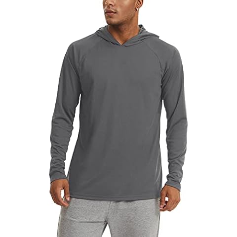 KEFITEVD Camiseta de manga larga para hombre con protección solar UPF 50+ Cover