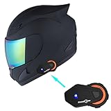 1Storm Motorcycle Bike Full Face Helmet Mechanic +...