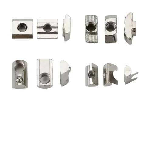 M3 M4 M5 M6 M8 M10 �A���~�v���t�@�C�� T�i�b�g �e���֎U�e�i�b�g �X�v�����O�{�[���i�b�g 20 30 40 45�V���[�Y���[���g���b�N�p(EU Slider Nut,30 series M3(5pcs))