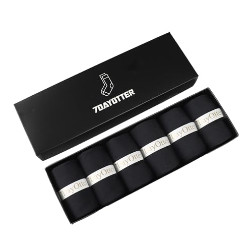 7DayOtter Odor Resistant Bamboo Viscose Comfortable Dress Calf Socks Stay Fresh