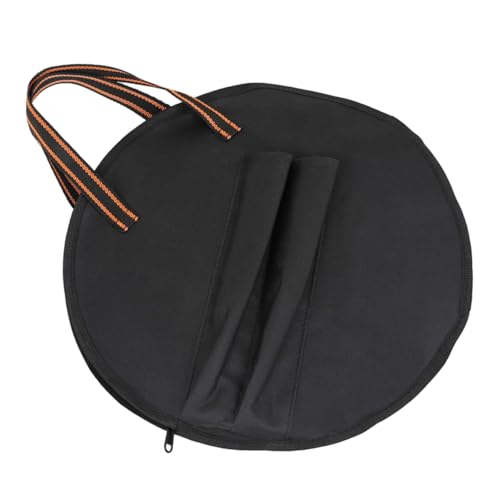 Yardwe Percussion Instrument Bag Dumb Drum Storage Pouch Black Comfortable Handle Compact Design