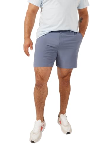 Image of Chubbies Everywear Men's Shorts - Mens Shorts Casual 6in Inseam, Elastic Waist, Water-Resistant, Zipper Pocket