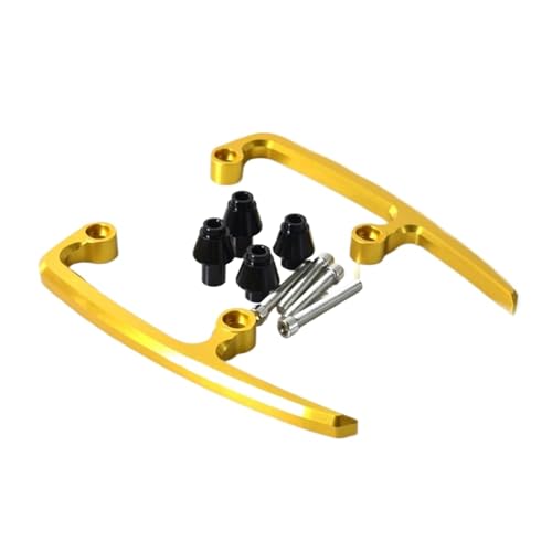 Poignée passager Z650 en aluminium CNC de haute précision couleur or
