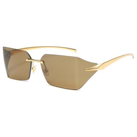 Long Keeper Rimless Square Sunglasses Cover