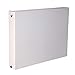 Produktbild Universal-Planheizkörper 22/600/1000-6 Anschlüsse: 2x recht ½IG, 2x links ½IG, 1x Doppelanschluss (2x ½IG) Unterseite ein - Verkehrsweiß (RAL 9016)