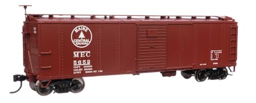 Walthers Mainline 910-40965 HO Scale 40' Early X29 Boxcar - Ready to Run - Maine Central #5652