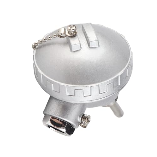 Yinhing PT100 RTD Meter RTD PT100 Temperatura Se Sonda de Sensor de Temperatura PT100 con Terminal de Termopar de Rosca /2 NPT Medición Precisa de de Alto Rendimiento de 200 a 4 (Tubo de protección