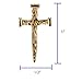 Cathedral Art (Abbey & CA Gift) Nail Cross Inspirational Lapel Pin, One Size, Gold