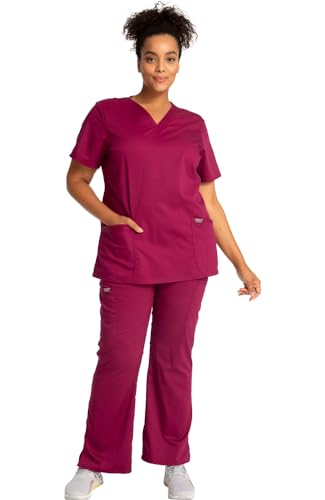 Ensemble médical Cherokee WW620 et WW120 prune taille XS pour femme