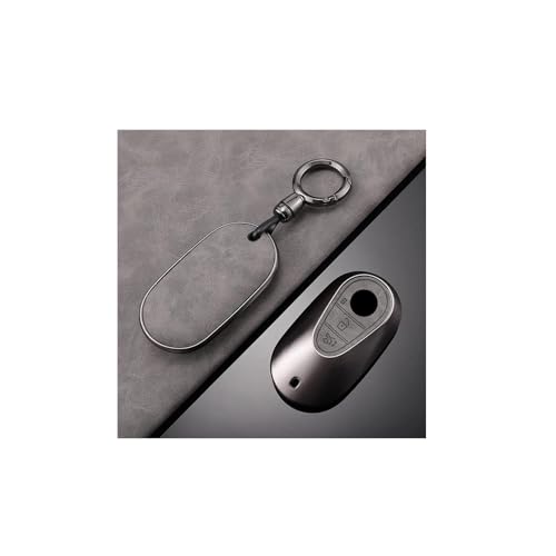 Étui pour clé de voiture Mercedes E300 C300 S400 gris C1
