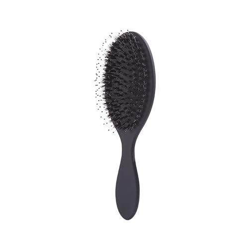 winmiya Paddle Hair Extension Brush Soft Boar Bristle Nylon Brush Detangler Hair Brush for Grooming Detangling Straightening Blowdrying and Refreshing Hair - Image 2