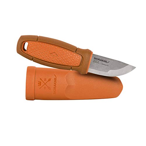 Preisvergleich Produktbild Morakniv Eldris Neck Knife + Firestarter Messer Bushcraft - Burnt Orange