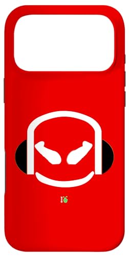 Funny DJ Mallow's SmilingFace �n�[�t�J���[ �u���b�N&�z���C�g �X�}�z�P�[�X iPhone 17 Pro Max �p