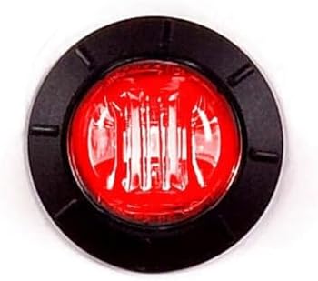 Maxxima M09300R Red 3/4" Round Combination Clearance Clearance Marker Light image 2