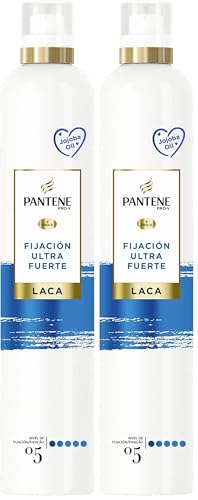Pantene Pro-V Laca de Fijación Ultrafuerte, con Aceite de Jojoba, 300 ml (Paquete de 2)