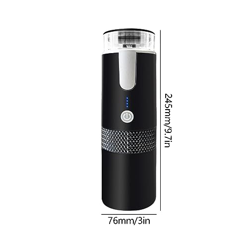Image of 170ml Capsule Coffee Machine Wireless Espresso Maker Car Coffee Machine Rechargeable for Capsules & Grounds Coffee for Camping, Traveling, Hiking