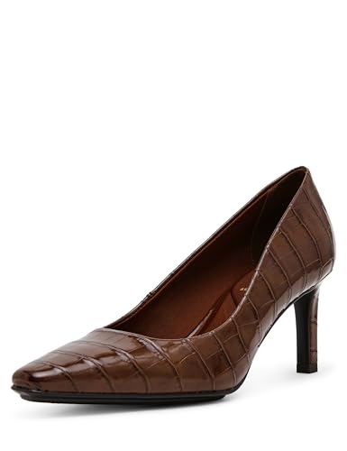 Anne Klein Womens Ruthie Textured Patent Pumps