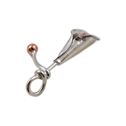 Calla Lily 925 Silver and Copper Pendant Cover