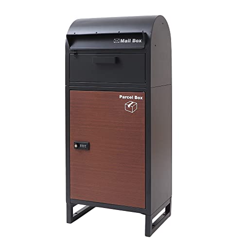 ヤマソロ 宅配ボックス ポスト メールボックス 郵便受け スタンドポスト...