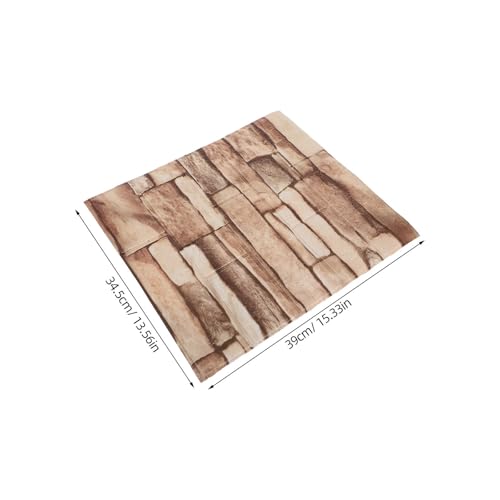 Pegatinas de pared 3D fáciles de cortar decorativas y lavables ABOOFAN 3