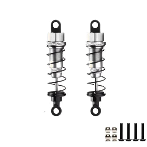 RC�_���p�[���f�� For Axial For SCX10 D90 For Tamiya CC01 1/10 2�� 75MM 80MM 90MM Anran �A���~�����I�C���V���b�N�A�u�\�[�o�[ �����[�g�R���g���[���J�[�p(SILVER,75mm)