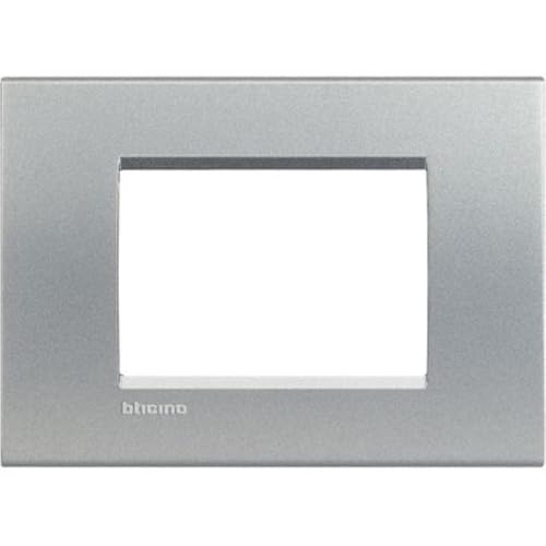 BTicino Livinglight Placca, 3 Moduli, Forma Rettangolare,...