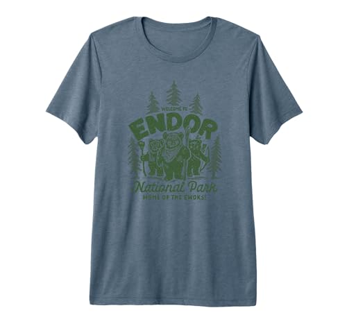 T-shirt Star Wars anti-déformation imprimé Endor durable