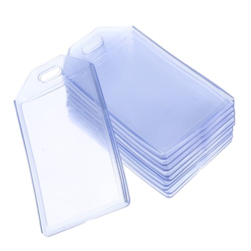Étiquettes de Voyage pour Bagages Évite les Pertes de Valise - Porte-badge Transparent PVC