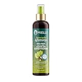 Mielle Organics Avocado & Tamanu Hair Leave In Conditioner Spray for Frizz Control - Smoothing Detangler & Anti Frizz Treatment for Dry, Damaged Styles - Nourishes Scalp for Soft, Shiny Strands - 8 oz
